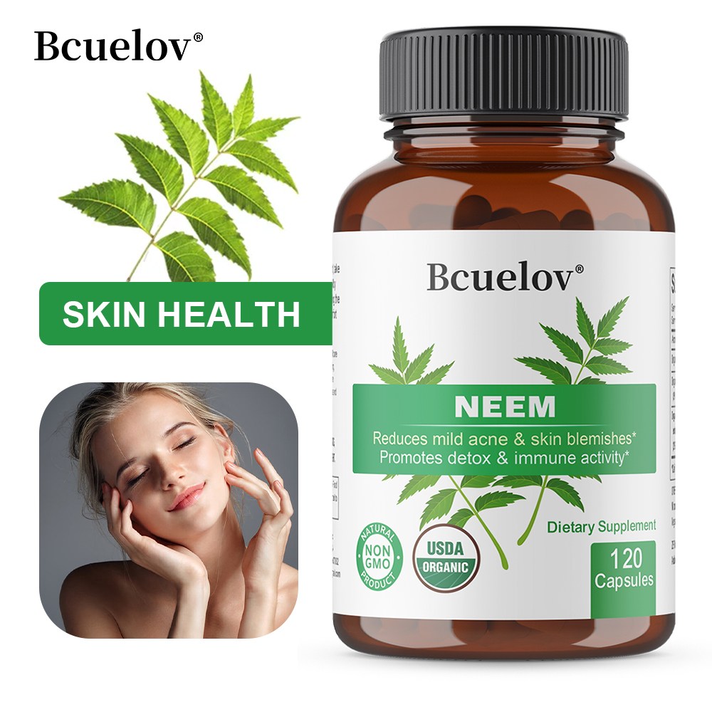 유기농 님 추출물 캡슐 600mg - 천연 식물 포뮬라로 피부 투명도와 바디 밸런스를 지원하여 디톡스 및 면역 활동 촉진 29,070원