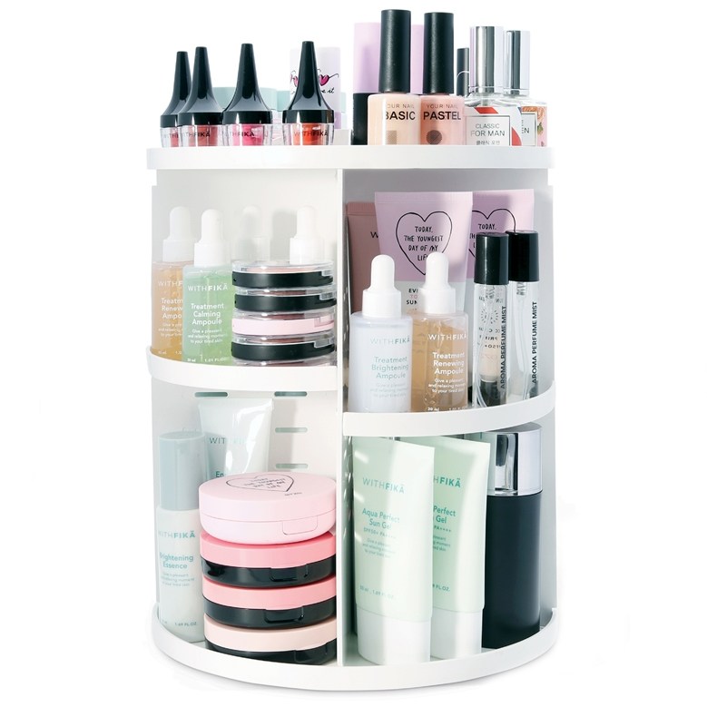 [픽원] 로렌힐스 360도 회전형 화장품 정리대 정리함 수납함 11,000원