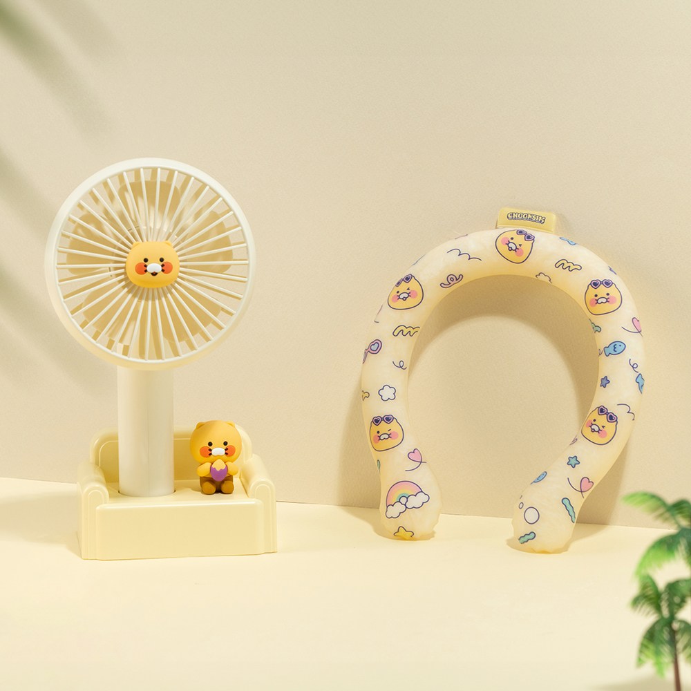 (여름SET)카카오프렌즈 릴렉싱 핸디 선풍기+쿨링 넥밴드 39,900원
