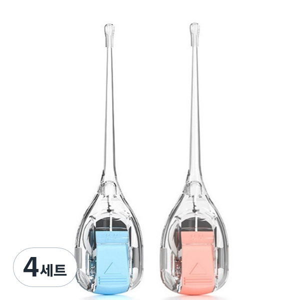 고나비 LED 클리어 유아귀이개 블루 + 핑크, 4세트 39,260원