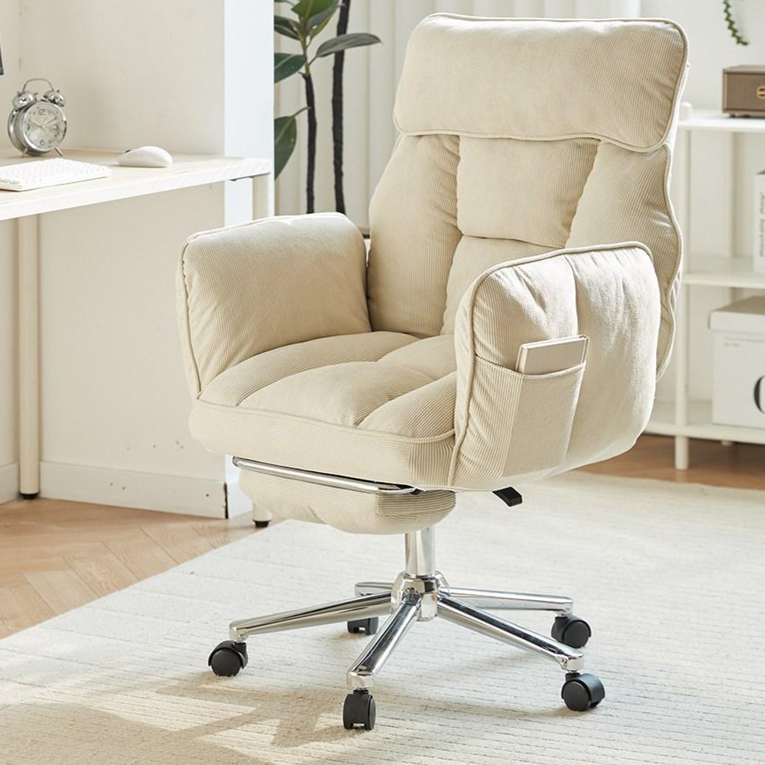 투에스리빙 베어허그 리클라이너 컴퓨터 의자, 베이지 109,000원