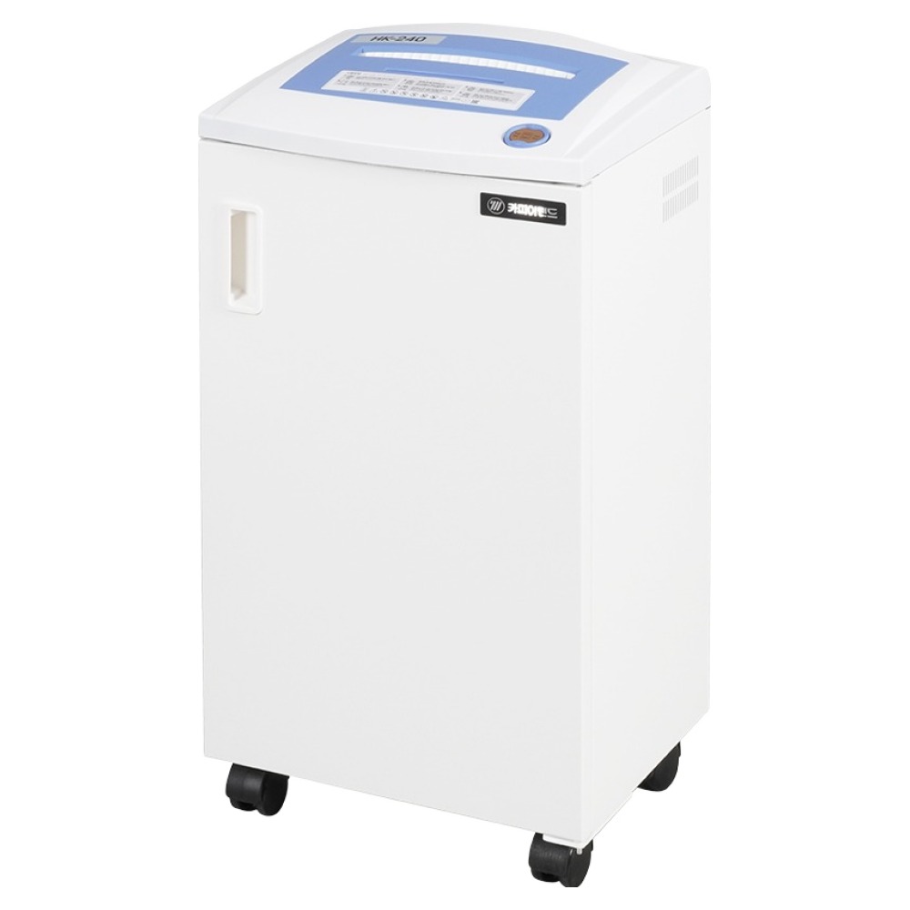 카피어랜드 스틸 저소음 꽃가루 문서 세단기 대형 40L 방문설치, 화이트, HK-240 548,600원