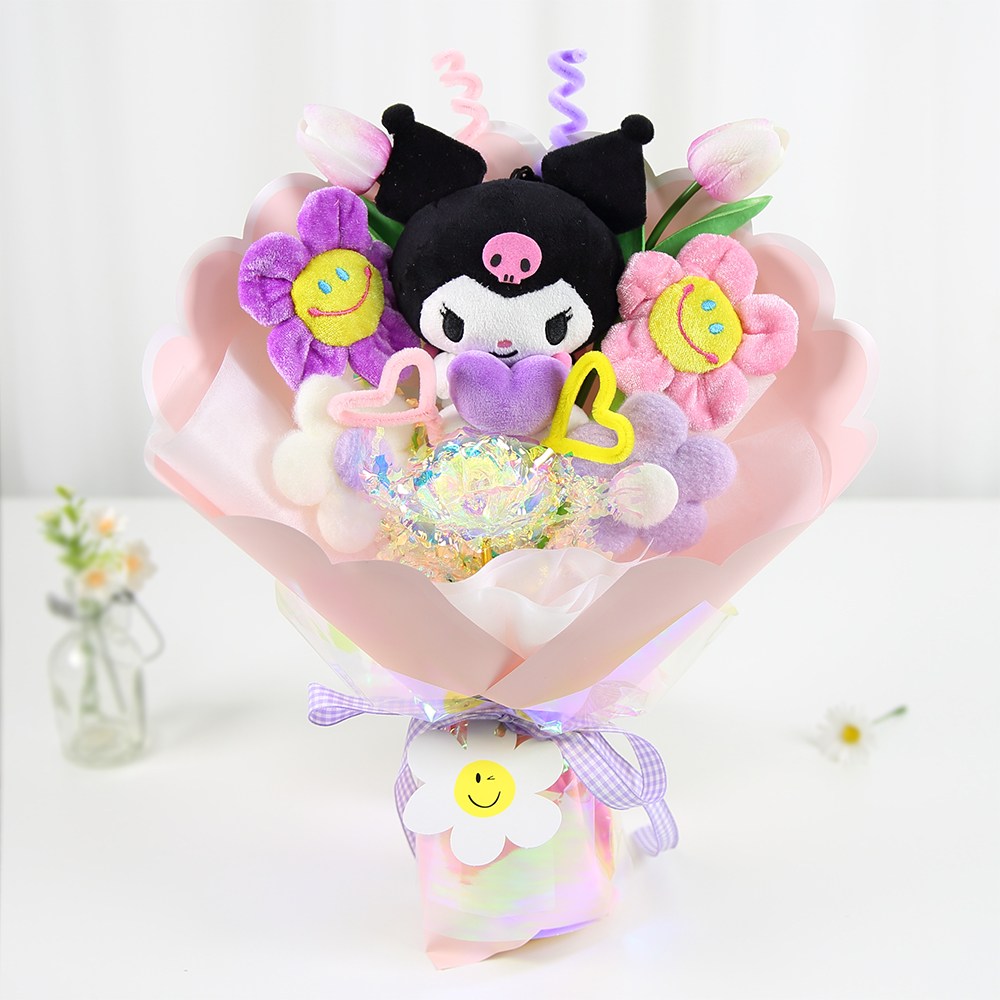 산리오 러블리 인형꽃다발+쇼핑백 세트 졸업식꽃다발 21,900원