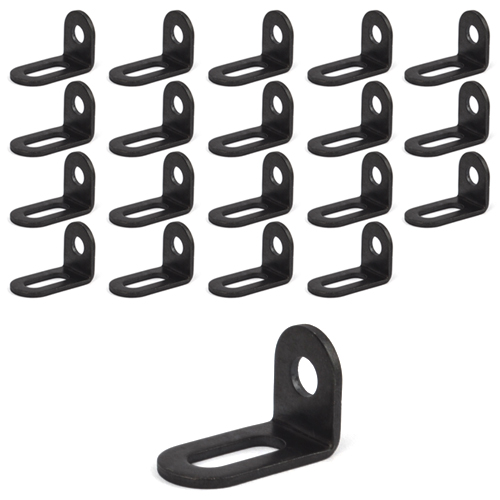 선반나라 조절꺽쇠 검정 소형, 20개 3,800원