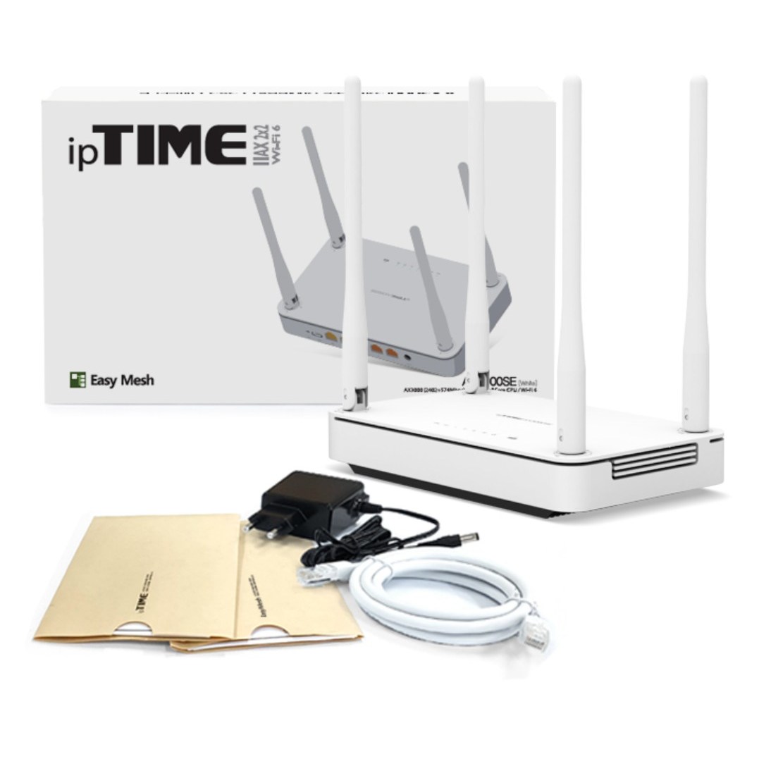 ipTIME 유무선 공유기 AX3000SM, IP TIME AX3000SE[화이트], 1개 62,900원