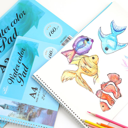 스케치북 수채화 드로잉북 크로키북 A3,A4 / 어린이 유치원 초등 5,500원