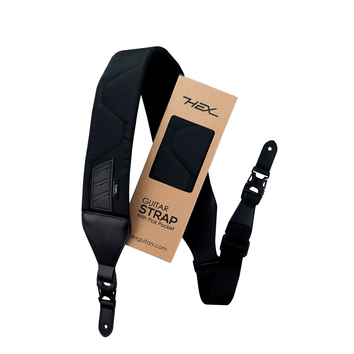 헥스 HS-30 기타스트랩 피크보관 포켓 간편사용 기타어깨멜빵 Guitar Strap 모든 기타용, 1개 23,000원