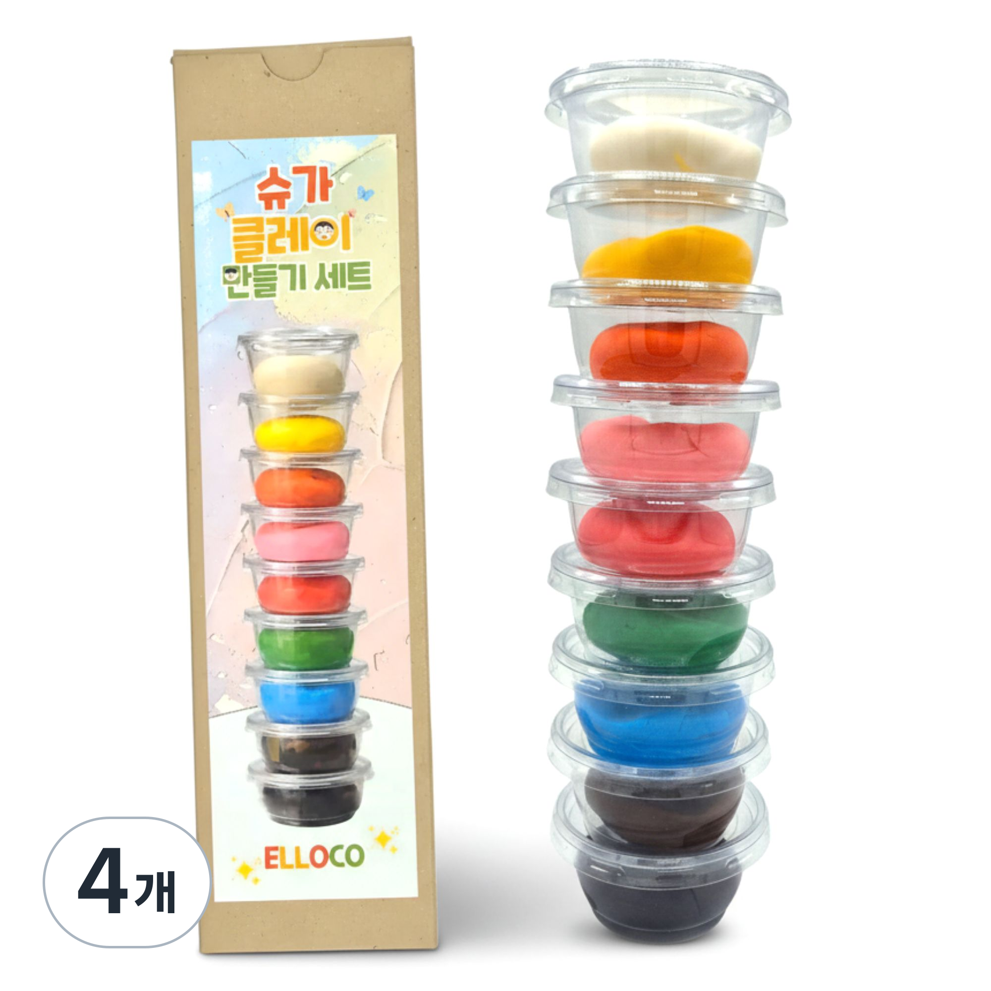 엘로코 어린이날 먹을 수 있는 슈가클레이 만들기 놀이 세트 53,500원