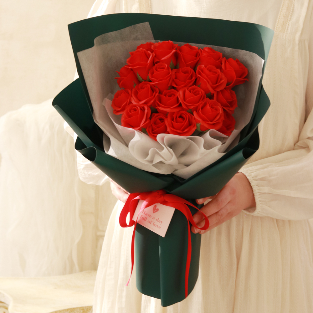 센트바스켓 로즈 20송이 비누꽃다발 23,400원