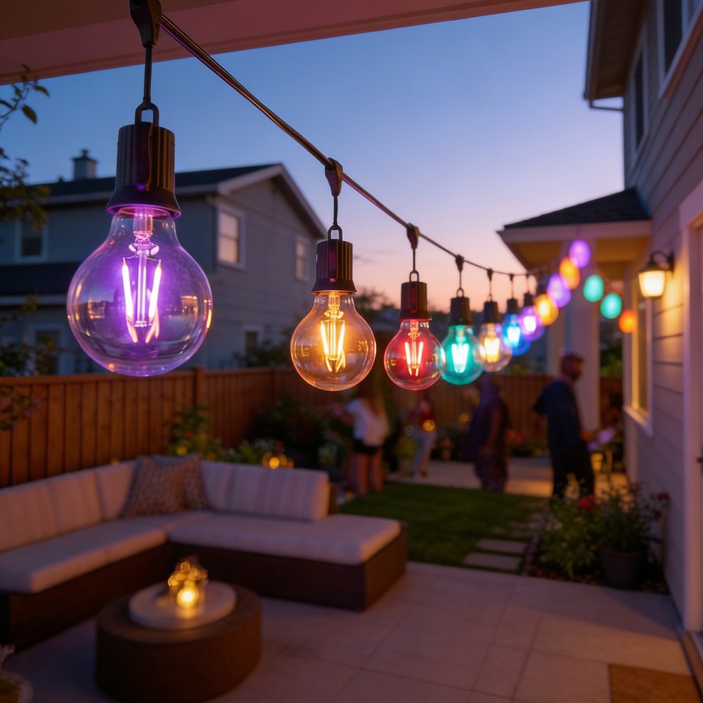 신성나라 태양광 줄조명 태양열 전구 트리 정원등 LED 전등 라인 야외 조명 구슬 25구 노란빛 컬러 42,000원