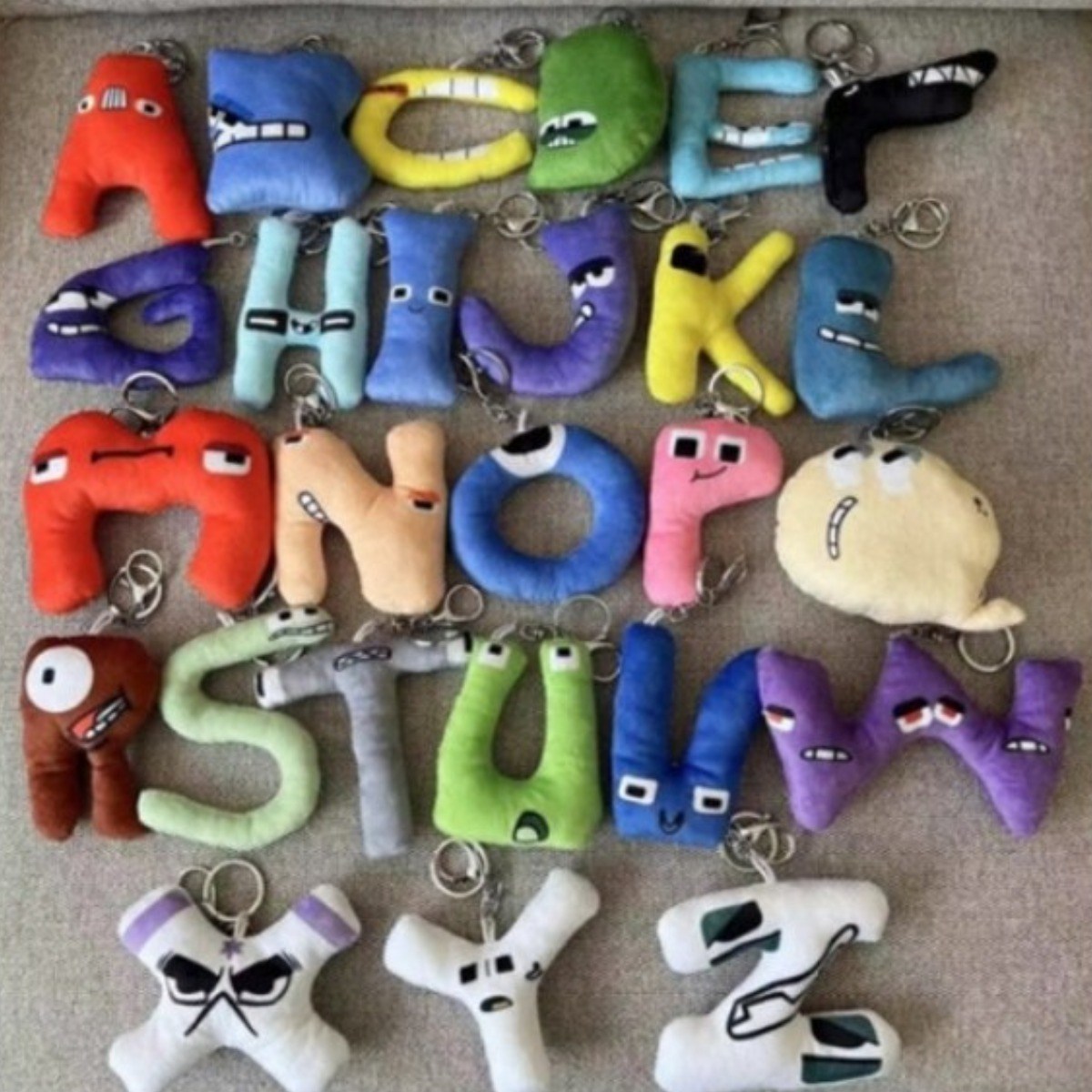 26개세트 알파벳로어 인형 키링 알파벳인형, 1개 32,000원