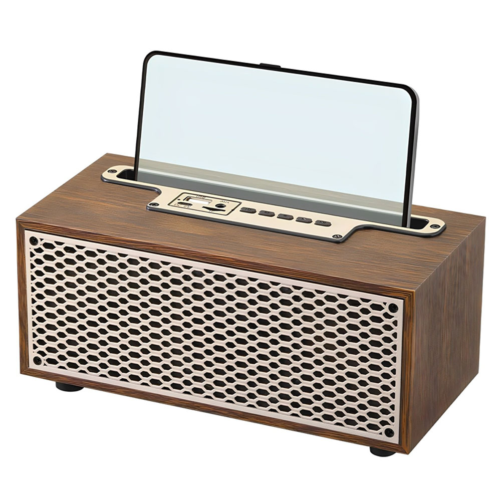 엑토 앤틱 레트로 우드 캠핑 블루투스 스피커, BTS-52, 혼합색상 21,490원