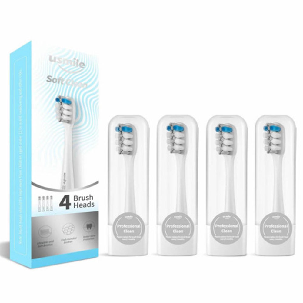 유스마일 정품 음파 전동칫솔 전용 스마트 소프트 클린 PRO03 리필 칫솔모 (4개입) 23,790원