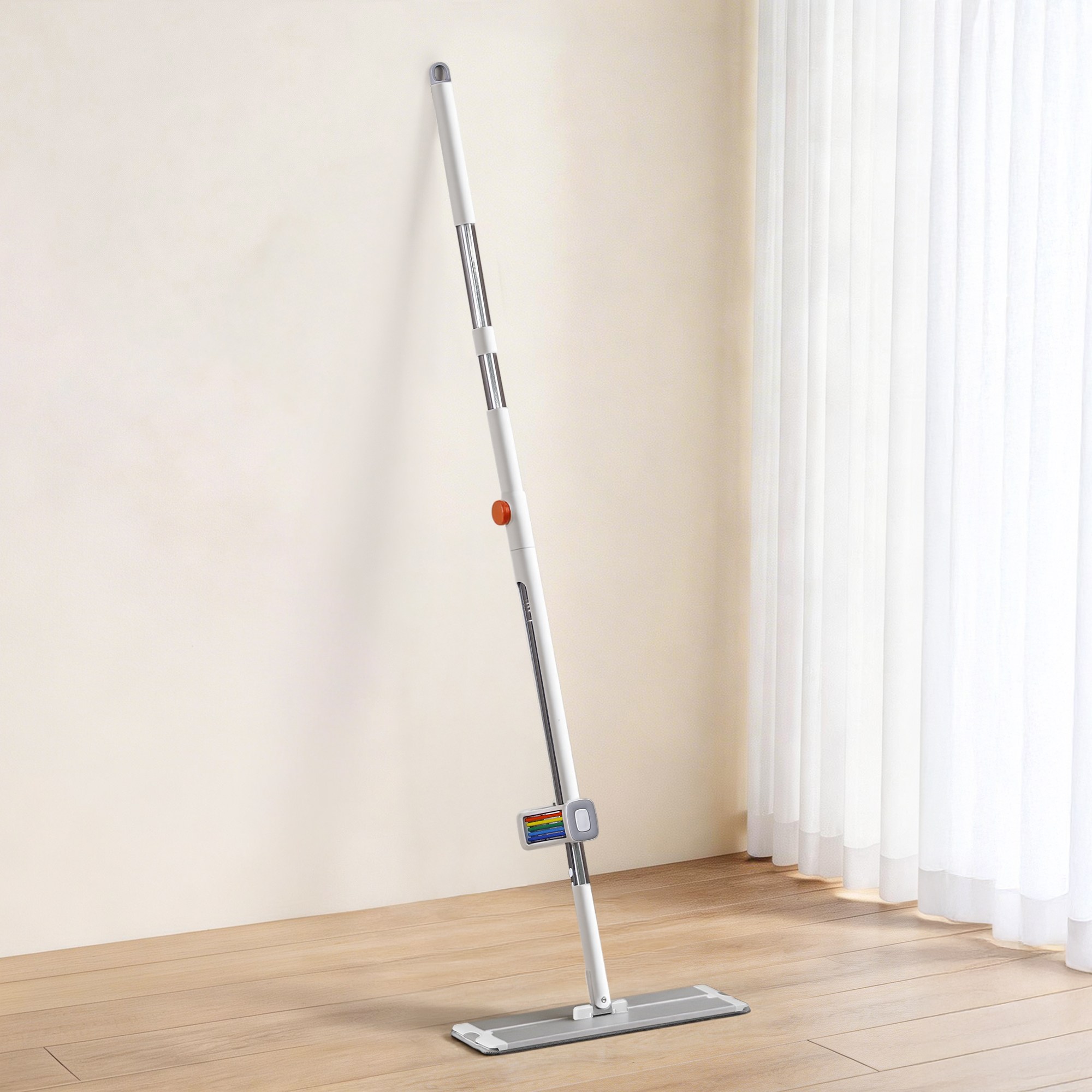 조이보스 노터치 슬라이드 밀대걸레+극세사 리필4매 밀대 세트, 1세트 21,800원