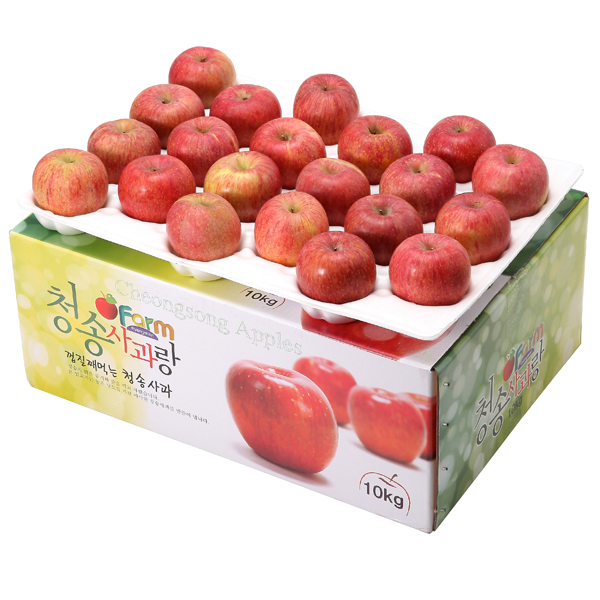 아침햇살 청송사과 9kg가정용/정품/실중량 99,900원