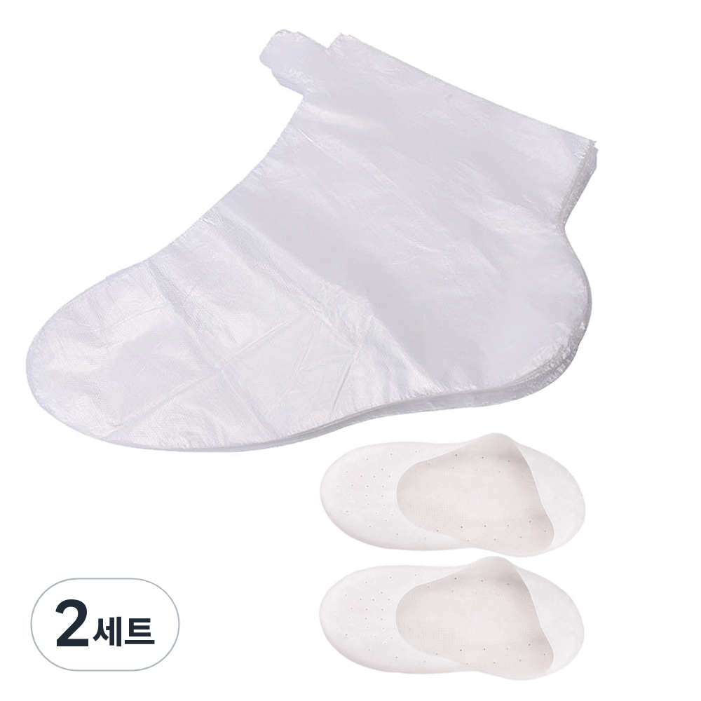 모나코올리브 각질제거 발 보습 랩 100p + 풀커버 실리콘덧신 세트 19,600원