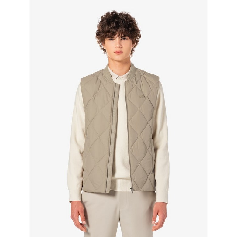 라코스테 LACOSTE [라코스테 공식] 남성 다이아 퀼팅 다운 베스트 BH282E-55N 02S 390270 247,500원