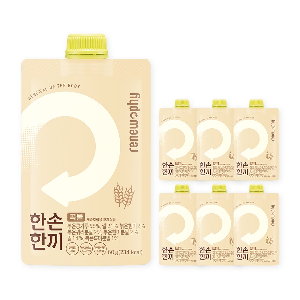 한손한끼 단백질 쉐이크 파우치 프로틴 식사대용 25,450원