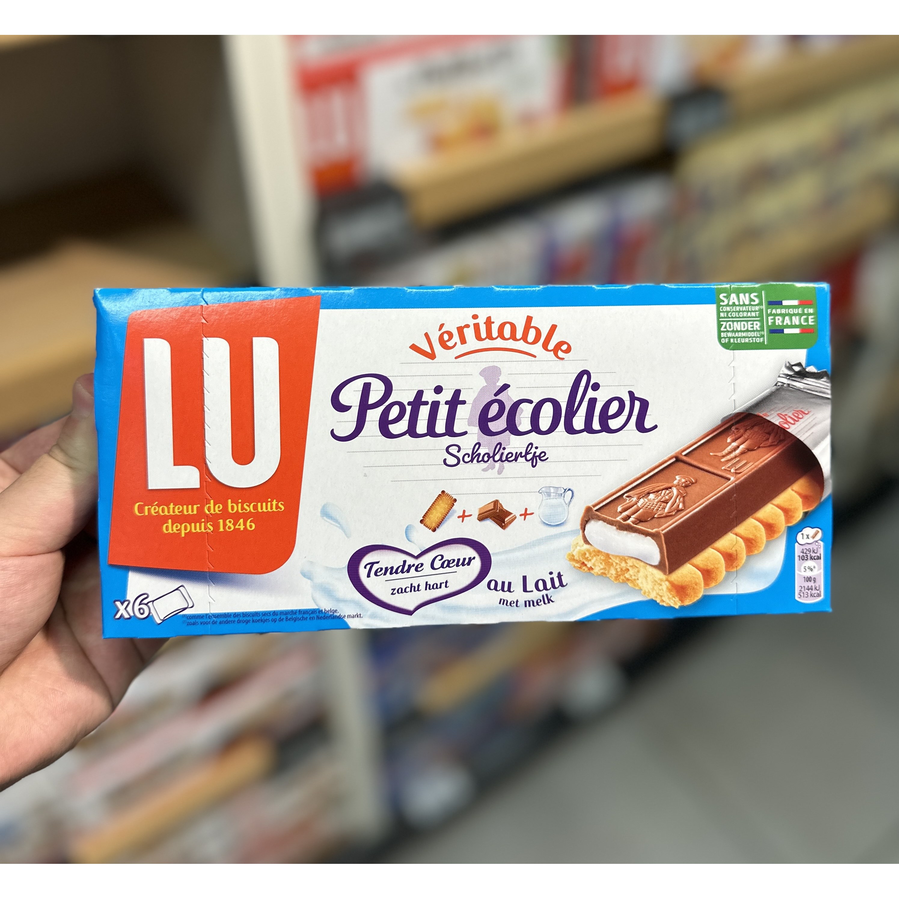 LU 루 쁘띠 에콜리에 Petit ecolier 초콜릿/밀크 타르트 비스킷, 1개, 120g 9,700원