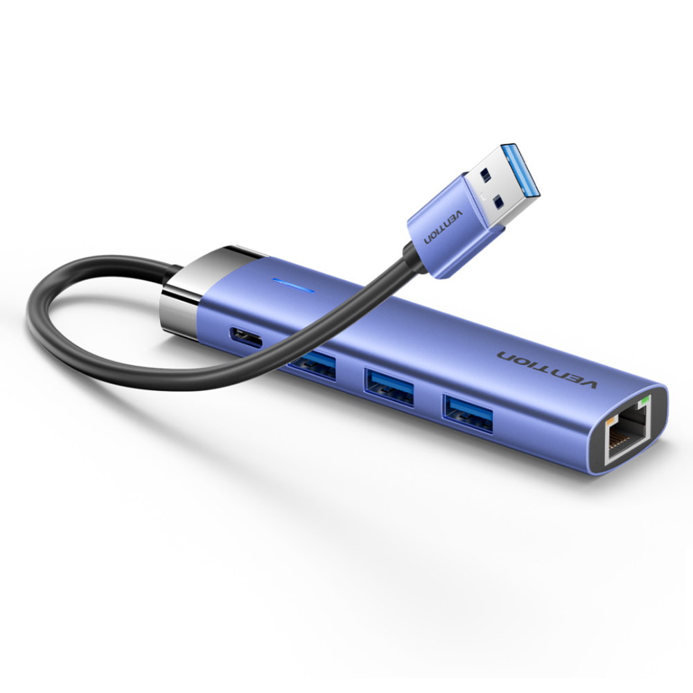 벤션 기가비트 외장형 랜카드 USB3 멀티허브, 블루, 1개 38,900원