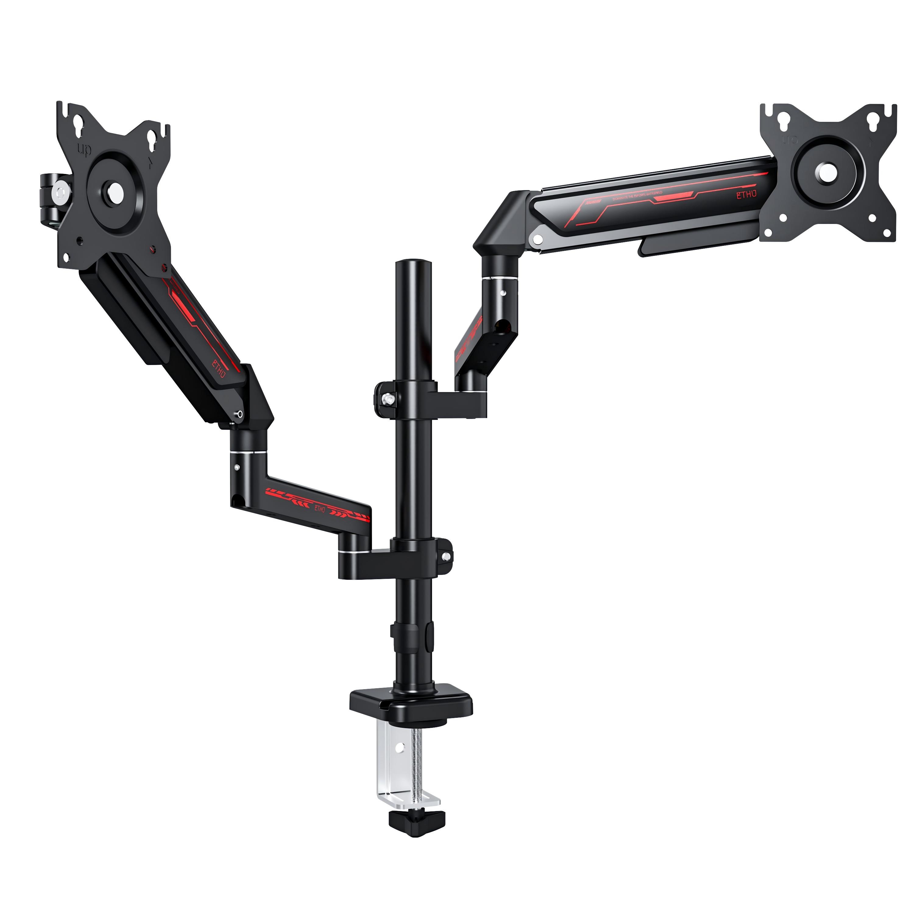 ETHU 듀얼 모니터 암 폴타입 플렉스핏 17~32인, 1개, 블랙 51,900원