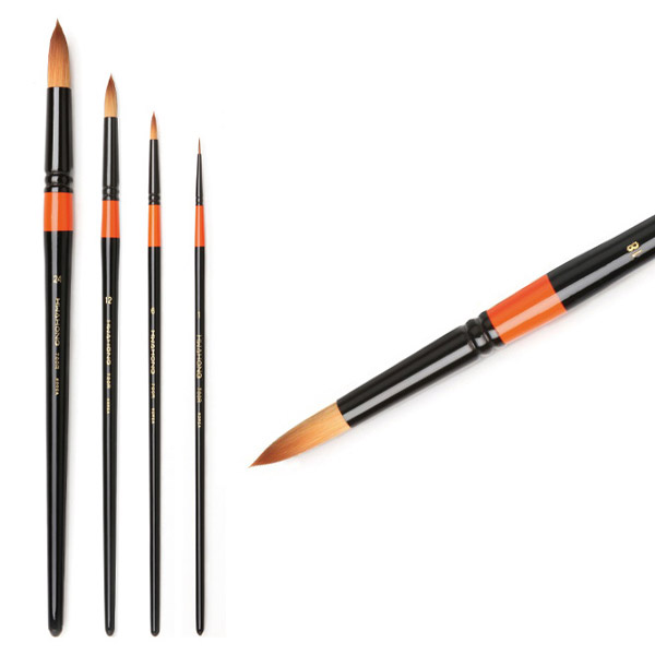 화홍 수채화 둥근 붓 700R 6호 5,250원