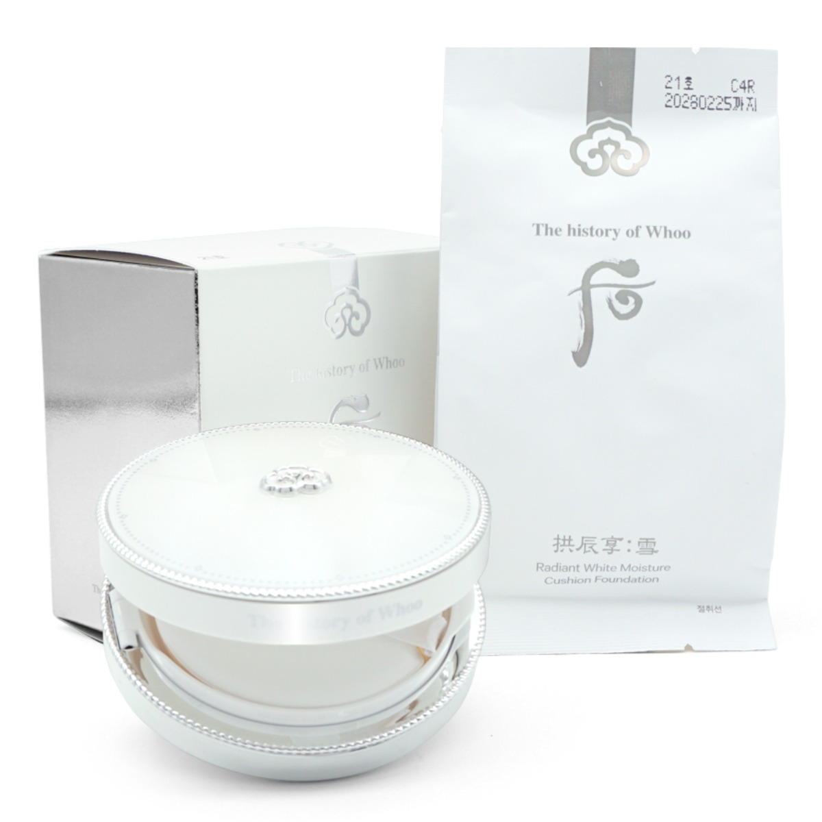 더 후 공진향설 미백 수분광 쿠션 23호 /본품13g+리필13g, 23호 {WH5917}, 1세트 31,900원