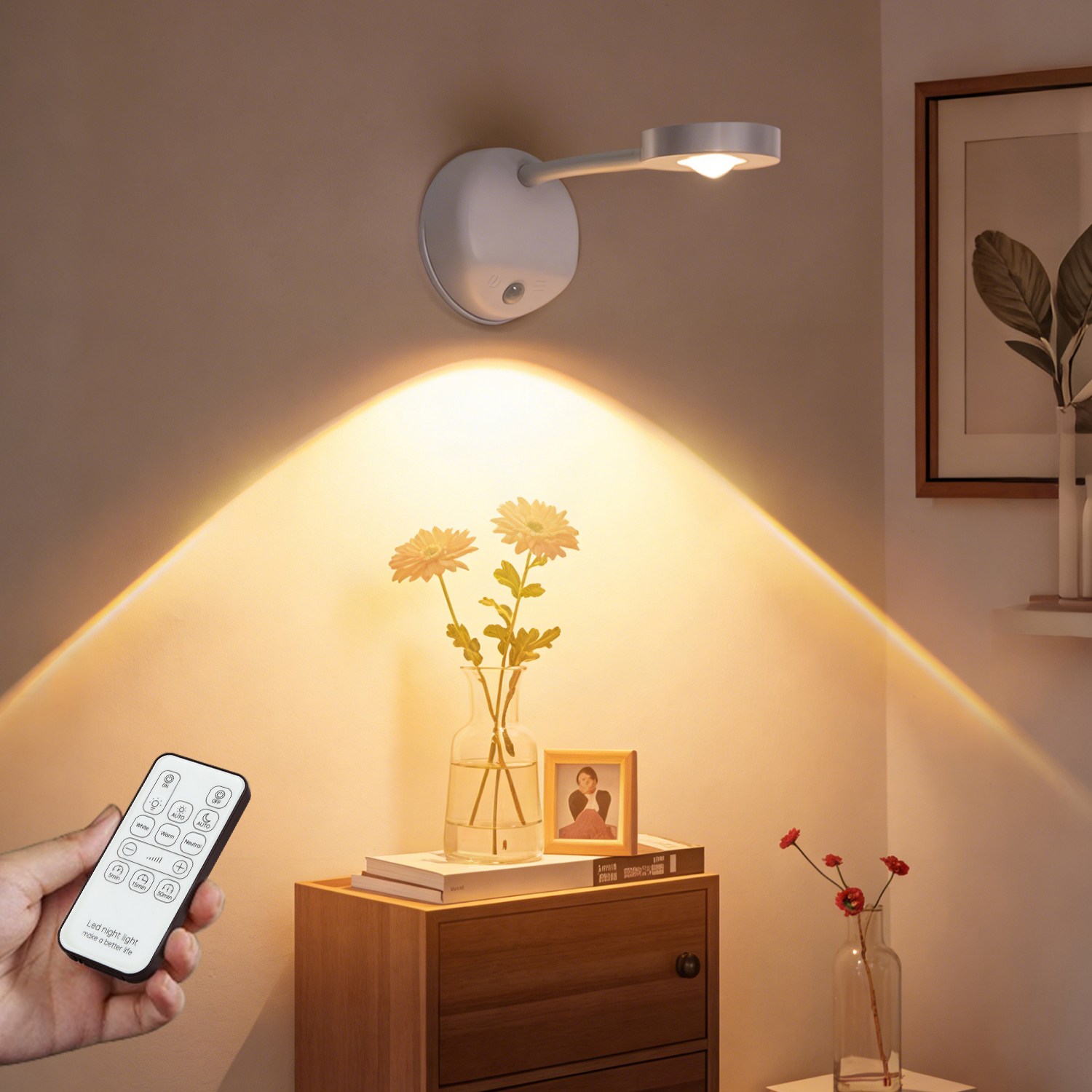 오이키 센서등 스팟 조명 무선 무타공 LED등 리모컨포함 대용량 배터리 현관등 18,900원