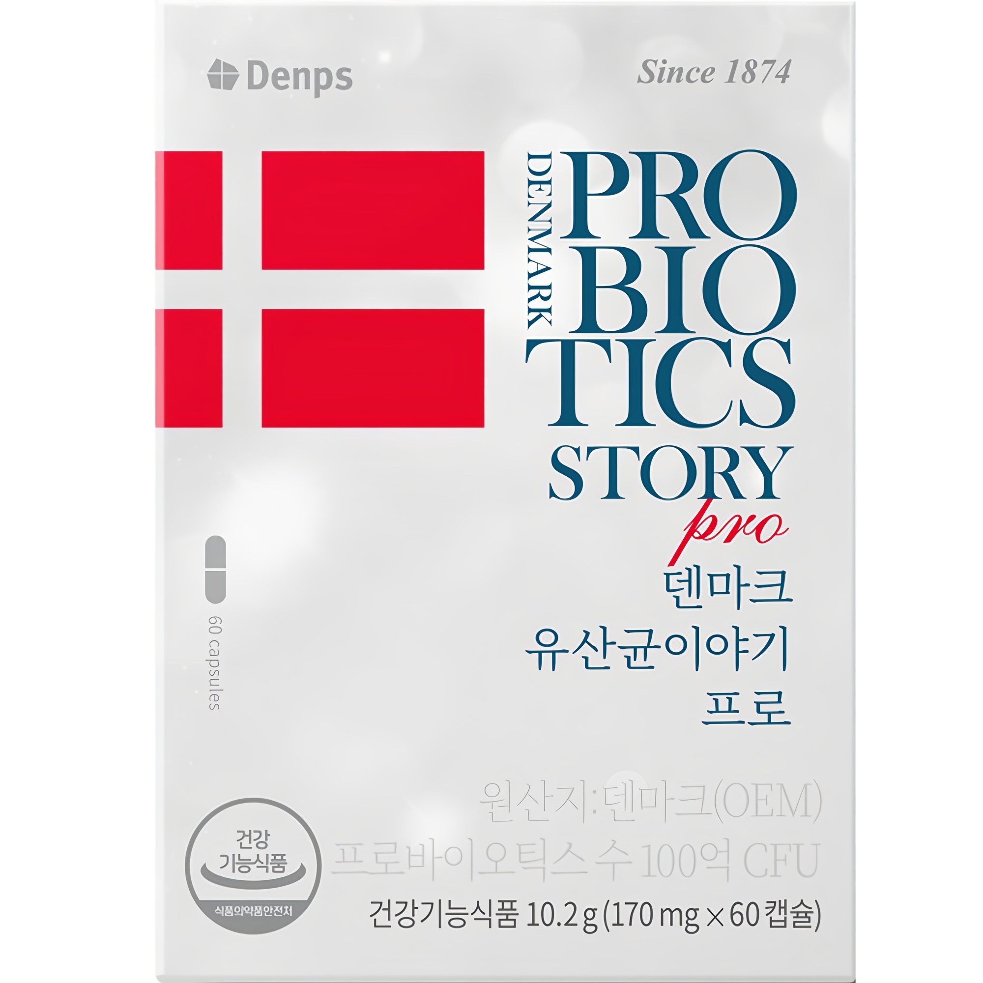 덴프스 정품 덴마크 유산균이야기 프로, 60정, 1개 27,550원
