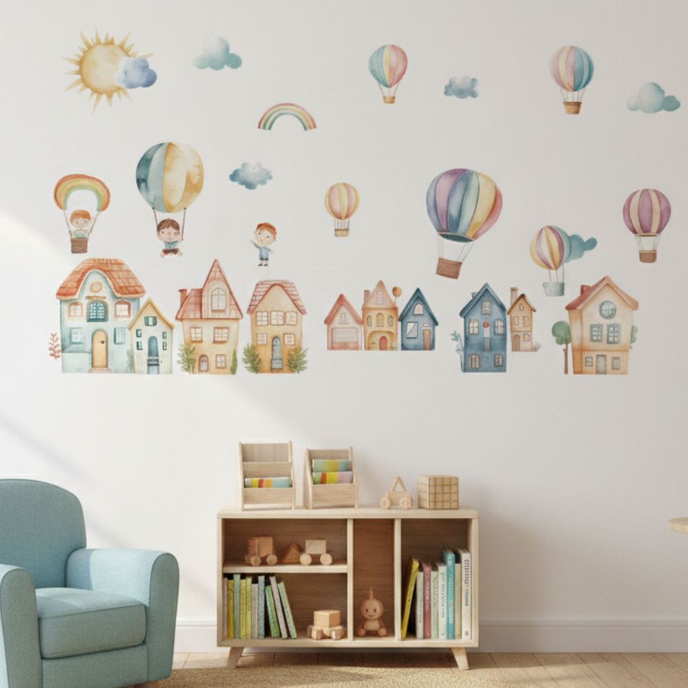 에쎄치 포인트 스티커 집 꾸미기 데코 인테리어, 하늘을 나는 작은 탐험가들 11,000원