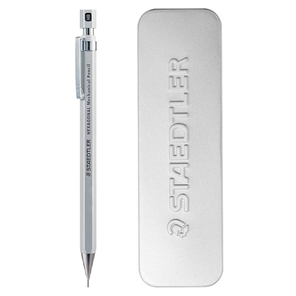 스테들러 헥사고날 샤프 실버 + 케이스 21,600원