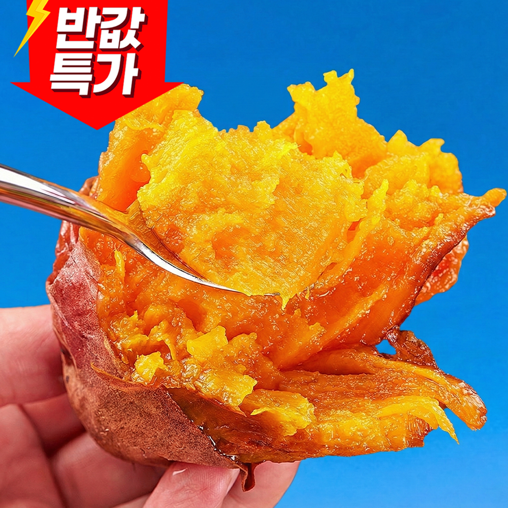 [마지막초특가] 딱100분한정 극brix초고당도 해남 꿀고구마 11,900원