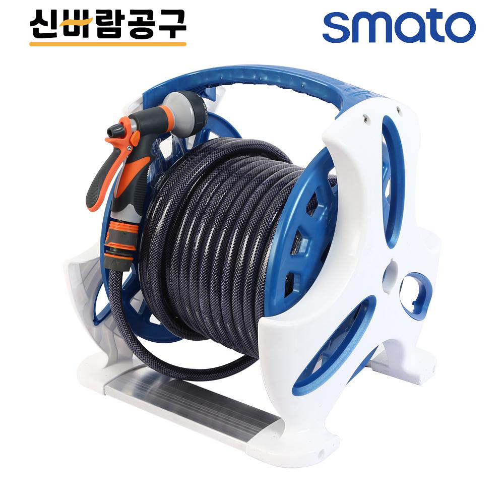 원터치 고압 분사기 7가지 분사모드 최고급 고압분사기 (20m, 30m, 50m) 릴호스 물호스 워터릴 스프링 농업용 호스릴 세차 베란다 청소 캠핑 83,000원