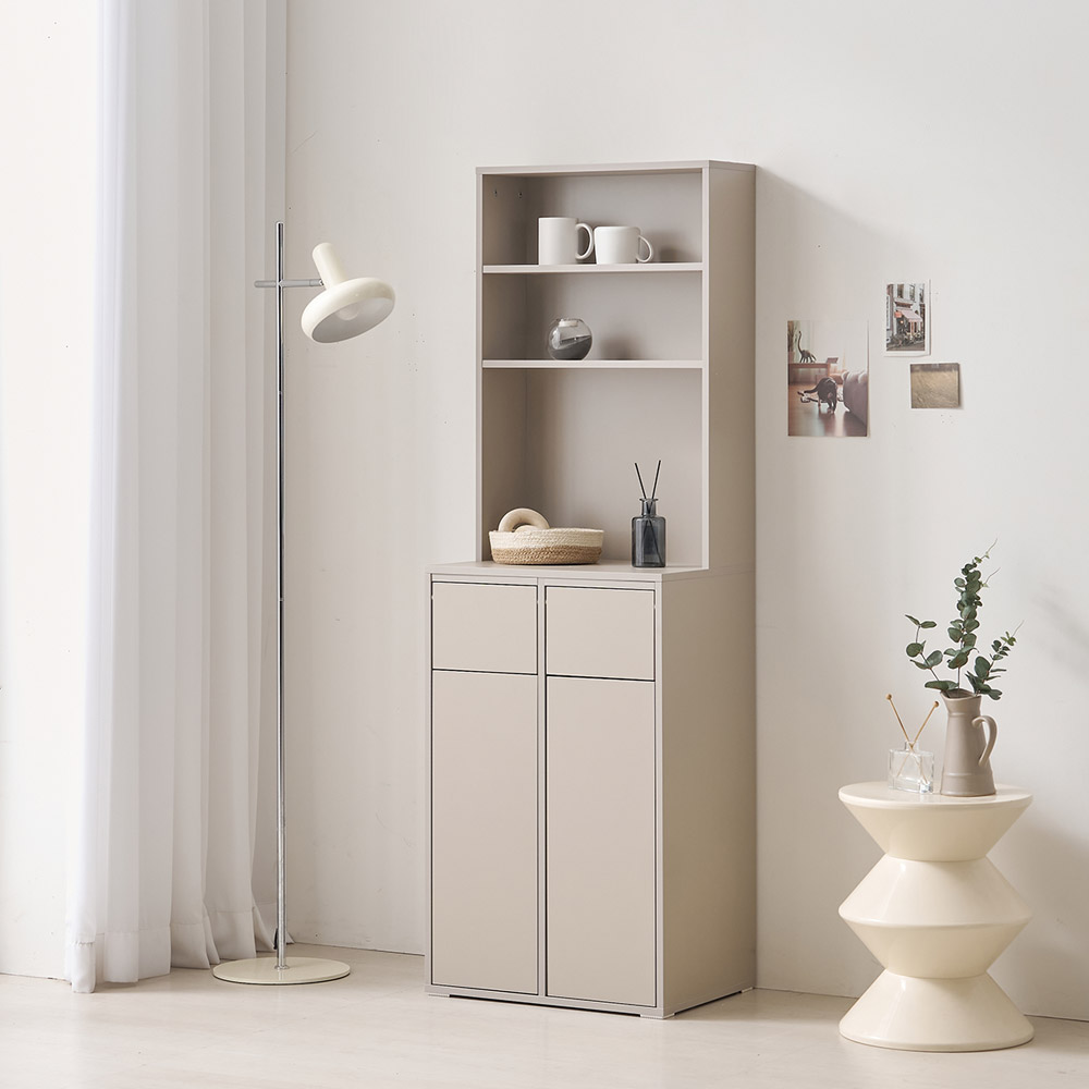 프린홈 E0 에코스마트 분리수거함 2칸+상부장 99,000원