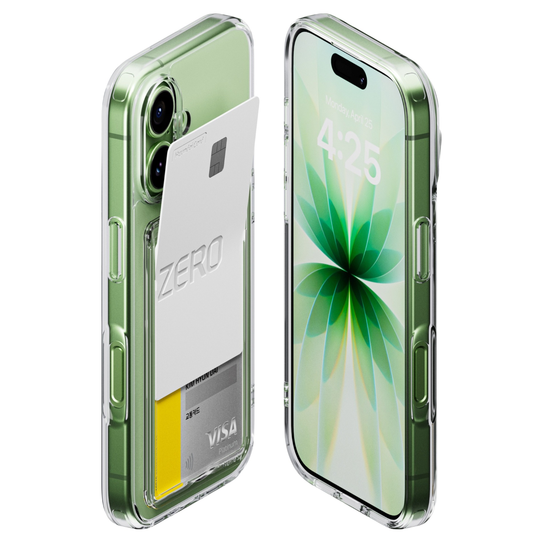 프레임바이 프레임 보호에 강한 에어범퍼 PC + TPU 하이브리드 일반카드 2장 수납 휴대폰 케이스 18,400원