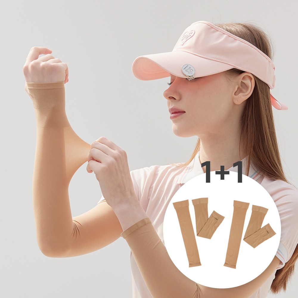 엠엠스포츠 1+1 UV차단 냉감 스킨 살색 골프 팔토시 시즌2 2P 16,900원