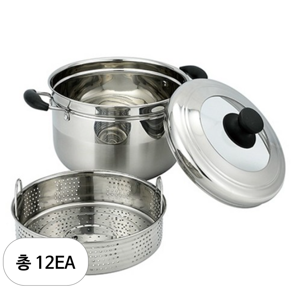 퀸센스 루미스 스테인리스 인덕션 찜냄비 + 분리형 찜판 세트 799,390원