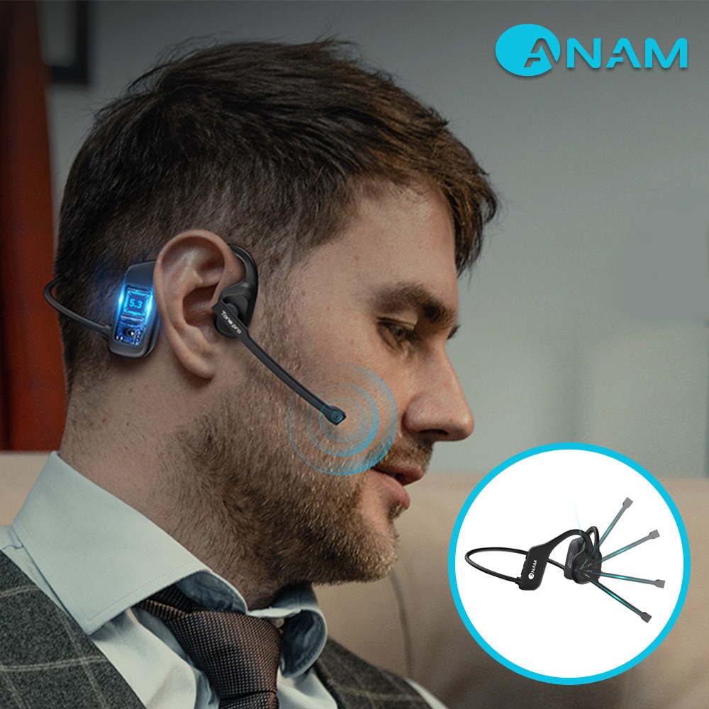 아남 블루투스 이어폰 오픈형 골전도 노이즈캔슬링 게이밍 붐마이크 스포츠 핸즈프리 V5.3 IPX5 방수 톤프로 69,000원