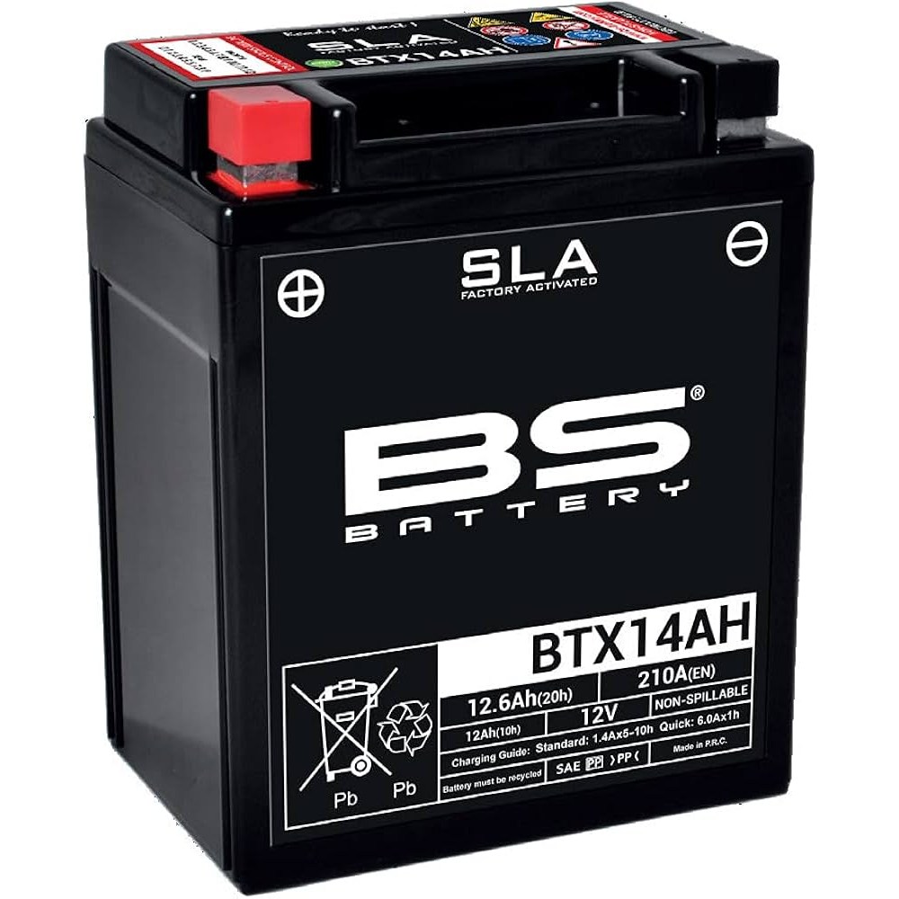 BS배터리 BTX14AH 12V 13.7Ah YTX14AH-BS 인디언 스카우트, 1개, BTX14AH 155,000원