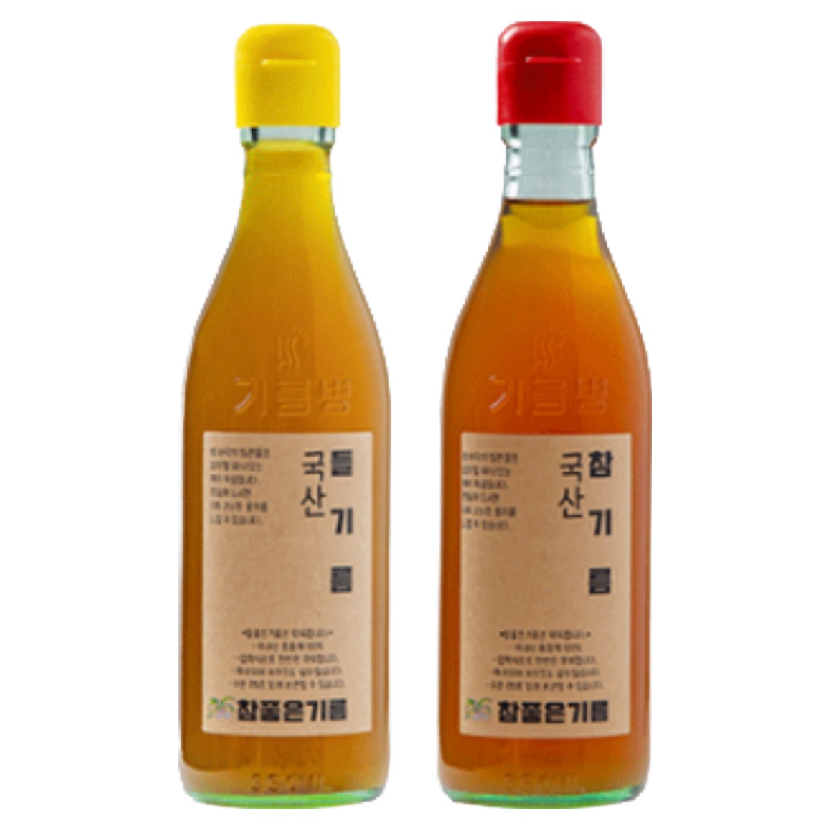 [더조은푸드] 유수한 방앗간 국산 참기름+들기름 350ml+350ml 89,900원