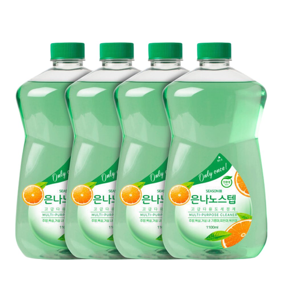 은나노스텝 다용도 세정제 1100ml x 4 시즌3 녹색기술인증 43,970원