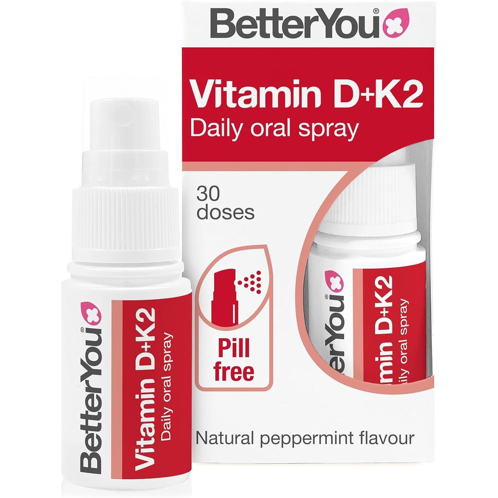 영국 베러유 BetterYou Vitamin D3 K2 Oral Spray 비타민D + 비타민K2 액상 스프레이 페퍼민트맛 126,400원
