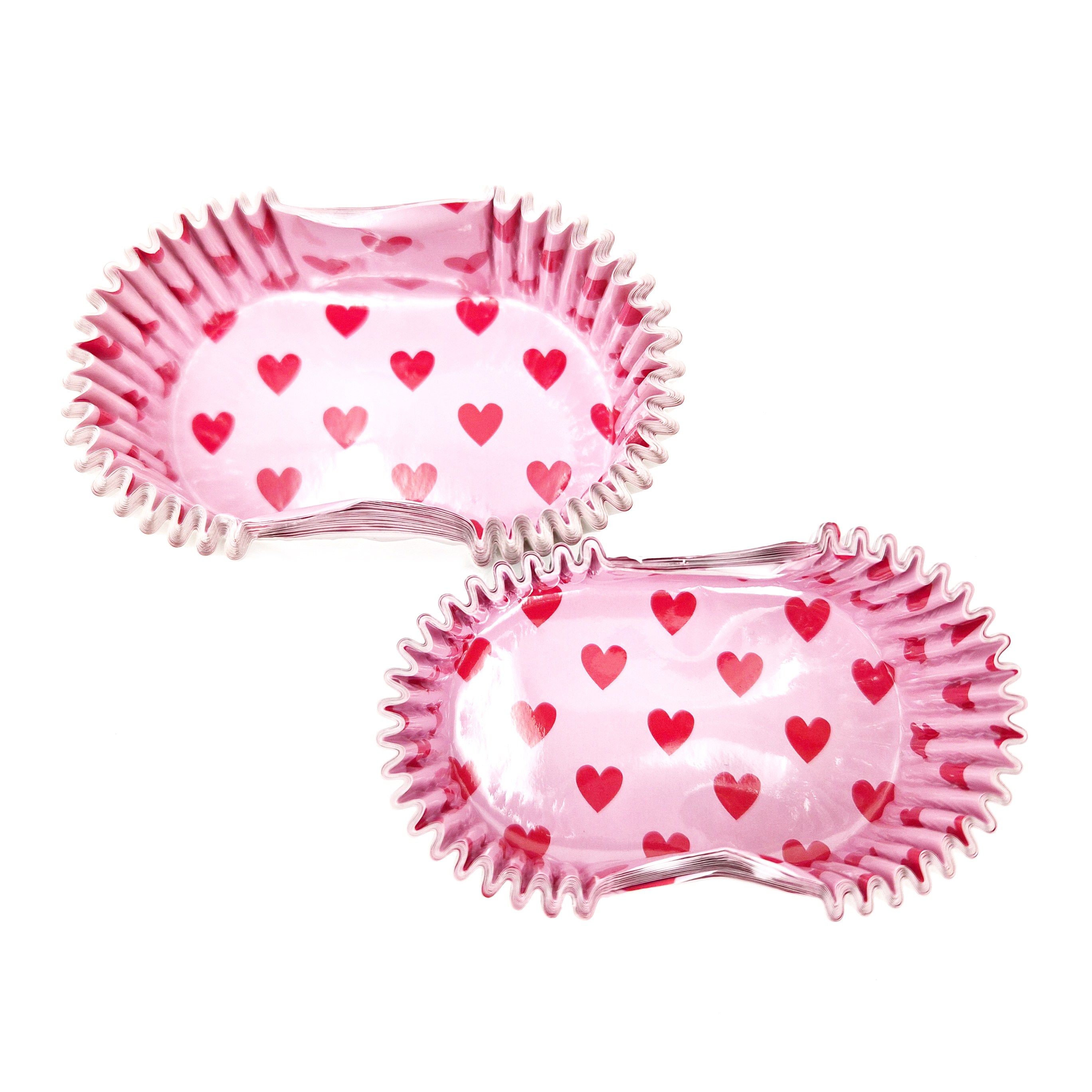 80x50mm PET 코팅 머핀컵 반찬컵 베이킹컵 사랑의 하트무늬(타원형) (big heart), 1개, 하트big80x50 300P 13,450원