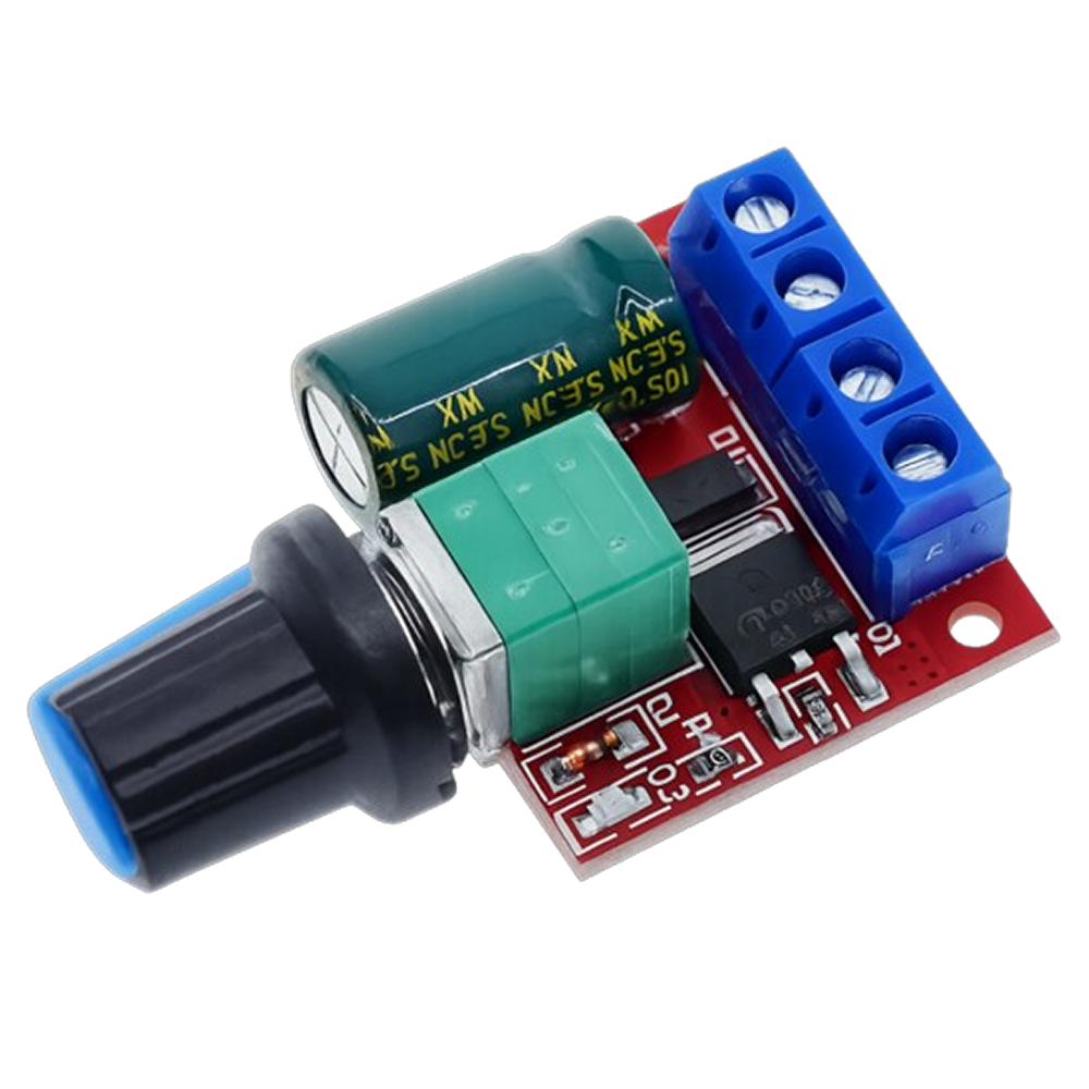 PWM DC 모터 속도조절기 5A 90W 노브형 DC 5~35V 전압조절 DIY 제어기, 1개 8,100원