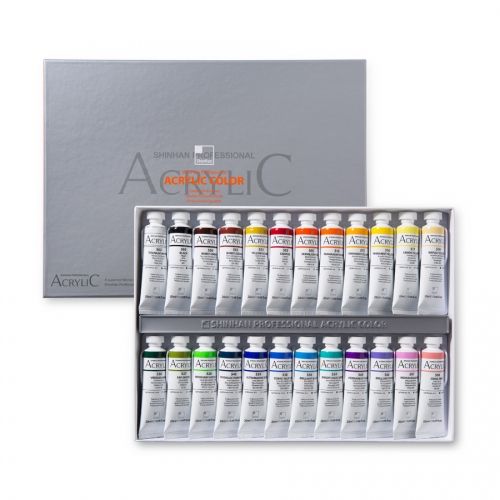 신한 아크릴 물감 세트 20ml 24색 세트 34,950원