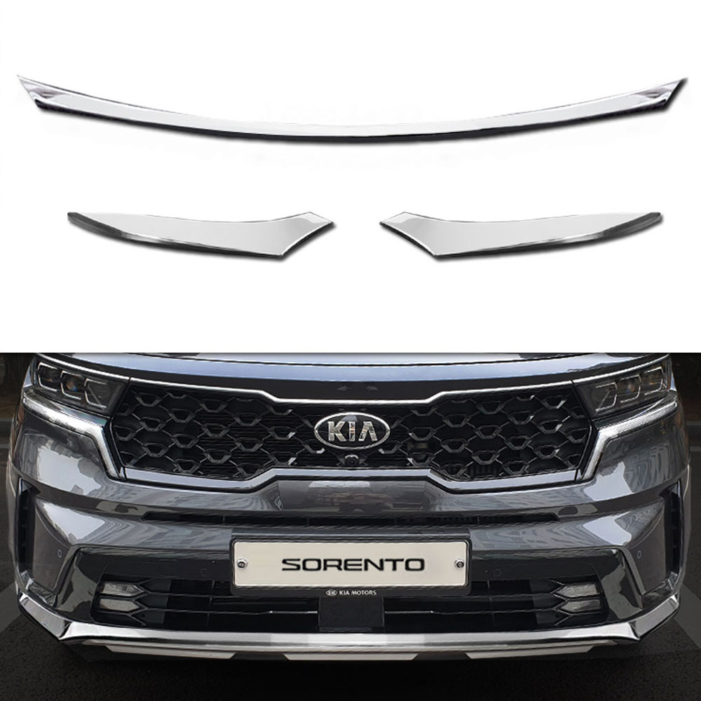 쏘렌토MQ4 프론트 하단범퍼 크롬몰딩 다운라이너 프론트립 범퍼커버 익스테리어 튜닝 차량 자동차용품 43,800원