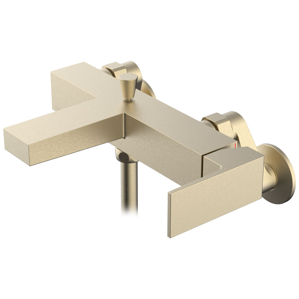 욕실수전 샤워기 교체 폰타나 콰드로 TF-B5119 BG 브러쉬드 골드 샤워욕조수전 477,000원