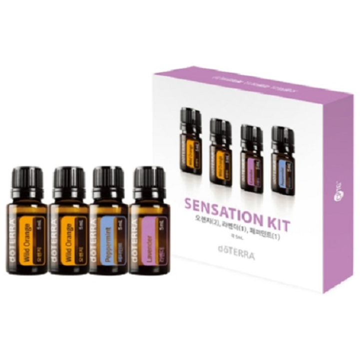 도테라 센세이션키트 페퍼민트1 라벤더1오렌지2 각5ml  1세트 36,630원