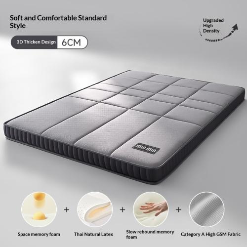 고급 메모리폼 토퍼 홈 침구용 매트리스 쿨링 젤 퀸 킹 트윈 10인치 단단한 정형외과용 압력 완화 통기성 탈부착 커버 가구 79,460원