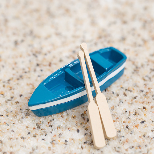 나룻배와 노 미니어처 (대) 바다 여름 카페 배 인테리어 장식 소품 1,600원